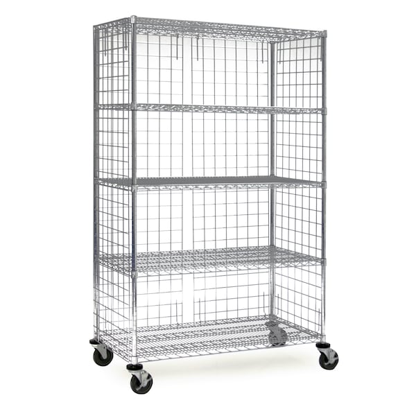 Unit, w/Casters, 5-Shelf, 24x48x80